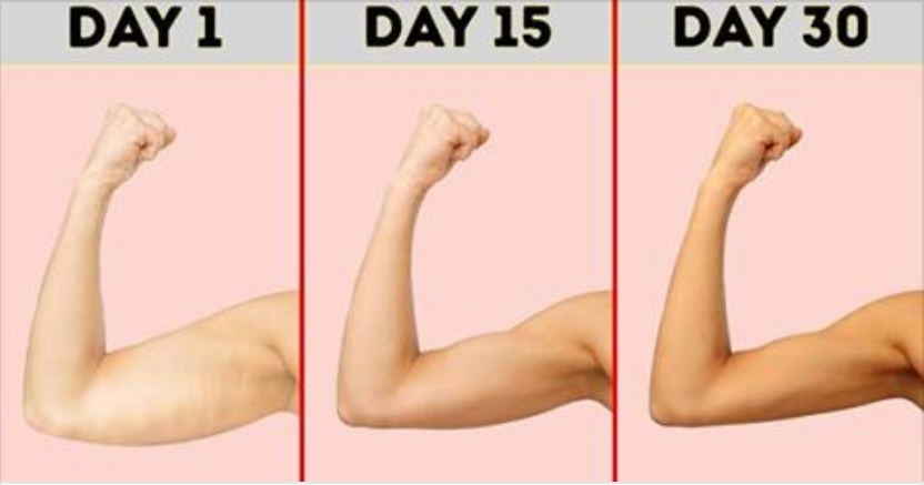 30 Day Arm Workout Challenge For Women To Lose Arm Fat