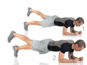 Front Bridge exercise (planks)